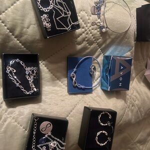 Avon Silver and Blue “Speak out” domestic violence Collection (1990’s - 2000’s)